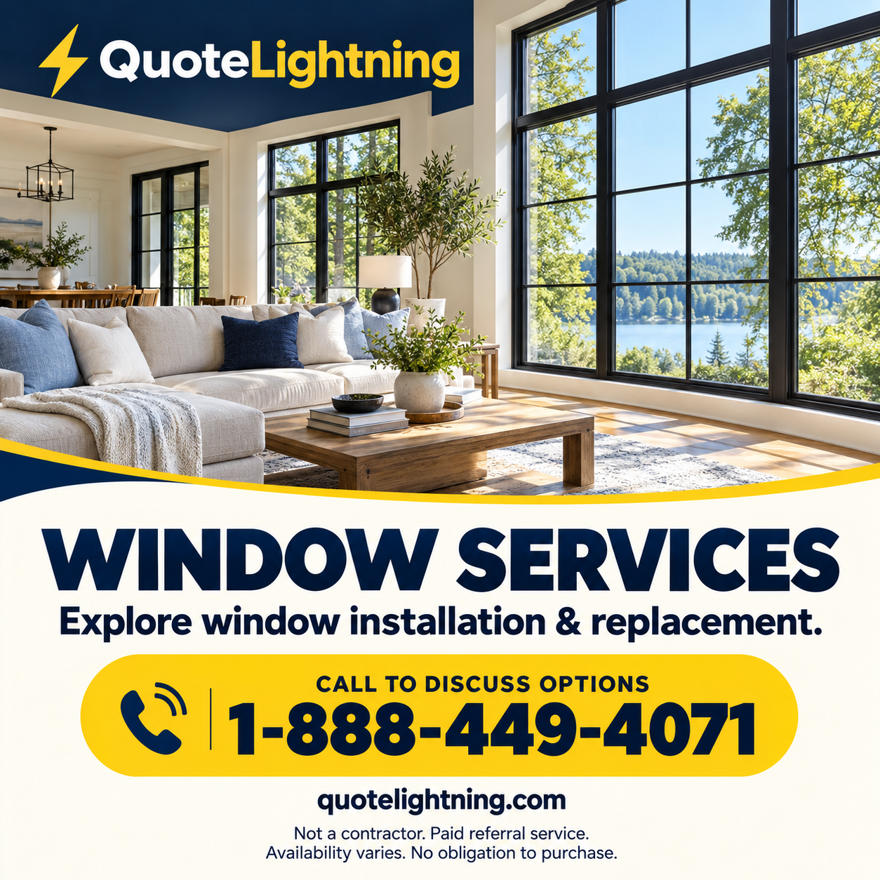 QuoteLightning Windows — call 1-888-449-4071